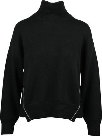 Alpha Studio Dolcevita Turtleneck - Dames - Coltruien - Zwart - M - Wol - Truien & Vesten