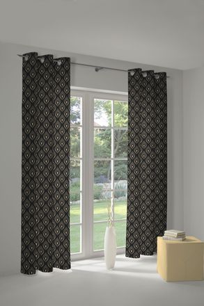 Adam Vorhang »Feathers« Ösen 1 Stk. tlg. aus 100% Bio-Baumwolle