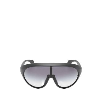 Moncler Sunglasses, female, Black, Size: ONE SIZE Visor Shield Sunglasses