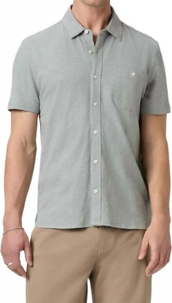 Paige Carillo Short Sleeve Shirt In Blue Spruce