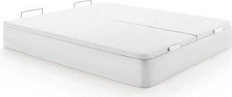 Vente-Unique Somier con arc&oacute;n HESTIA de YSMEE - blanco mate - 180 x 200 cm