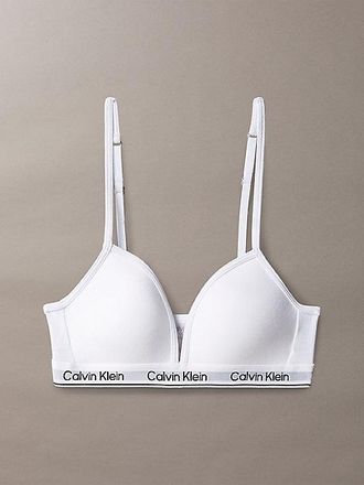 Calvin Klein Sujetador de tri&aacute;ngulo para ni&ntilde;a - Icon Cotton Stretch