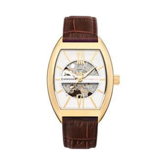 Earnshaw Catton White Dial Mens Watch ES-8147-03