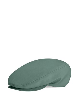Dolce & Gabbana logo embroidery beret - men - Viscose - 58 - Green