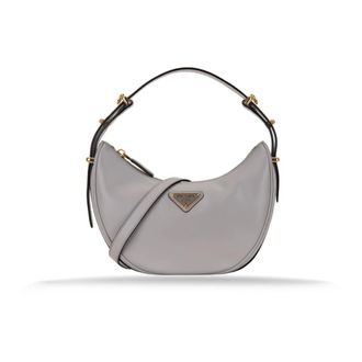 Prada Handbags - female - Prada - Shoulder Bags - Gray - ONE SIZE - Bags