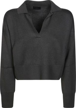 Dondup Textured Knit Wool Polo Shirt