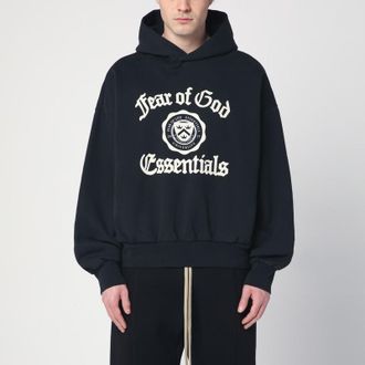Fear of God Black hoodie with University logo