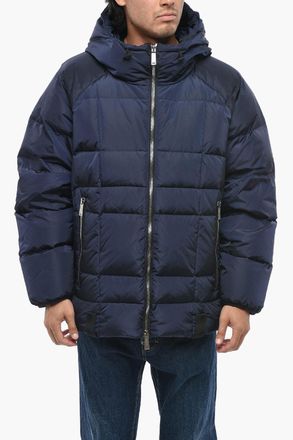 Dsquared2 Quilted Nylon Puffer with Hood Dsquared2
