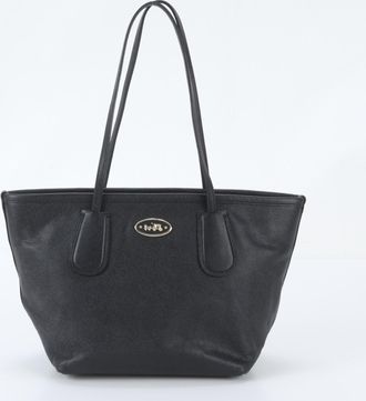 Coach Taxi Black Handbag Shoulder Bag Tote Bag (Pre-Owned)