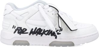 Off-white Wandel Sneakers met Signature Quote - Heren - Sneakers - Wit - 40 EU - Leer - Schoenen