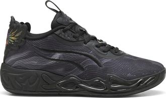 Puma MB.04 Lo Team Mens Shoes, Black/Dark Amethyst-black, 9.5