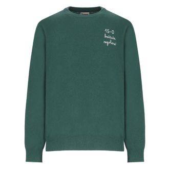 Saint Barth Truien & Vesten, Heren, Groen, S, Wol, Heron Light Sweater