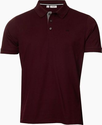 Calvin Klein Mens Embroidered Collared Neck Short Sleeve Polo Shirt - Size: 36