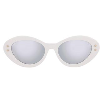 Dior DIORPACIFIC B1U Brown Cat Eye Ladies Sunglasses CD40097U 25E 53