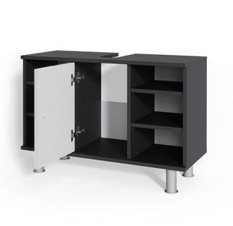 Vicco Mueble Bajo Lavabo Fynn, Blanco Alto Brillo, 80 X 54 Cm Vicco
