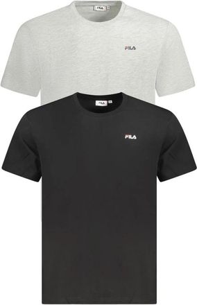 Fila Gedrukte Crew Neck Tee - Heren - T-shirts - Veelkleurig - M - Katoen - Tops