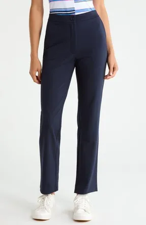 G/Fore Ponte Slim Fit Trousers in Twilight at Nordstrom, Size 12
