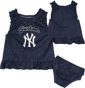 Outerstuff Infant Navy New York Yankees Playground Dress & Bloomers Set at Nordstrom, Size 24M