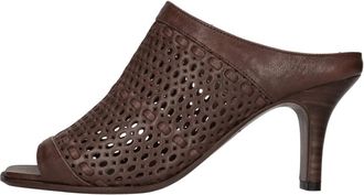 Pantanetti Schoenen, Dames, Bruin, 37 EU, Leer, Sandalen Bruin