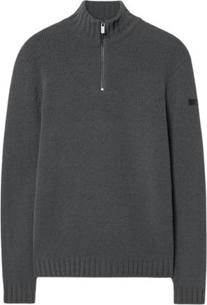 Roberto Ricci Design Cinematt Half Zip Knit - Knitwear - Hombre - Gris - S