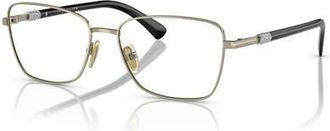 Vogue Eyewear 52mm Butterfly optical glasses in Gold at Nordstrom