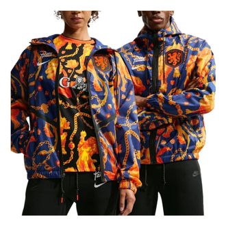 Nike x Netherlands x Patta Cryoshot Anthem Jacket Deep Royal Blue White IH1617-455