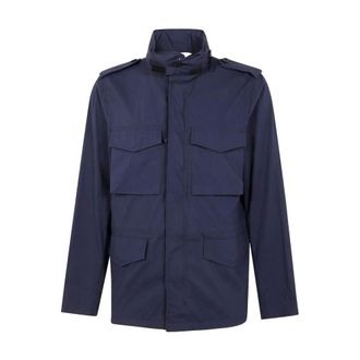 Aspesi Heren, Jassen, Blauw, Maat: 2XL Katoen