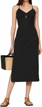 Sams&oslash;e & Sams&oslash;e Womens Cutout Open Back Midi Dress In Black