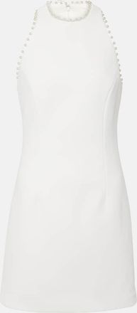Rebecca Vallance Bridal Therese embellished crepe minidress