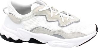 adidas Technische stoffen veterschoen met su&egrave;de inzetstukken - Heren - Hardloopschoenen - Wit - 45 1/3 EU - Su&egrave;de - Fitness