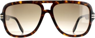 Marc Jacobs Aviator Havana Brown Gradient MARC 637/S