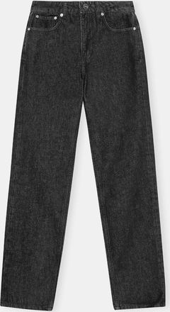 Ganni Black Swigy Jeans in Rigid Denim - Size 24W/32L Cotton