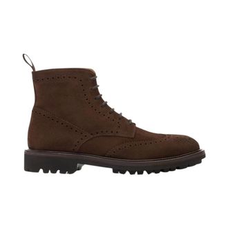 Scarosso Lace-up Boots, male, Brown, Size: 8 US Thomas Lace-up Boot