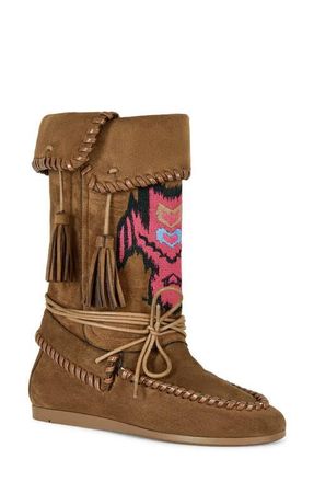 Azalea Wang Weret Boot in Chestnut at Nordstrom, Size 6.5
