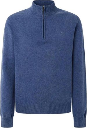 Hackett Truien & Vesten, Heren, Blauw, XL, Wol, Lambswool Crew Truien