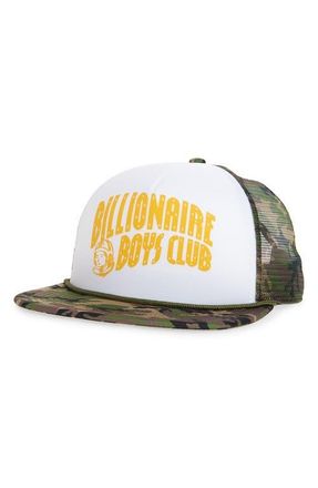 Billionaire Boys Club Camo Trucker Hat in Cypress at Nordstrom