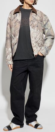 Represent Jeans With Logo, Mens, Black