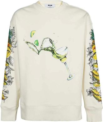 Msgm Msgm, Uomo, Felpe, Beige, M, new