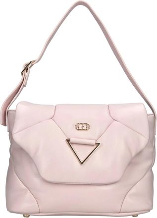 La Carrie Zachte Leren Tas - Dames - Schoudertassen - Roze - ONE Size - Leer - Tassen