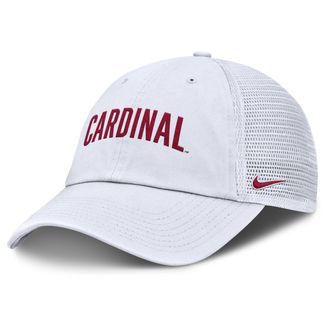 Nike Stanford Primetime Campus Club Nike Mens College Trucker Adjustable Hat in White | NC3311QRSDN-H98