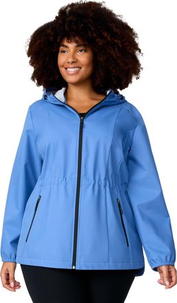 Free Country Womens Plus Size X2O Anorak Rain Jacket