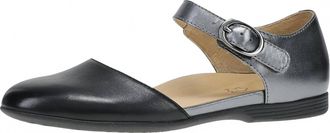 Dansko Womens Liv Mary Jane Flat Shoes In Black Pewter