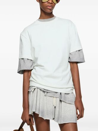 Acne Studios T-shirt met logoplakkaat - Wit