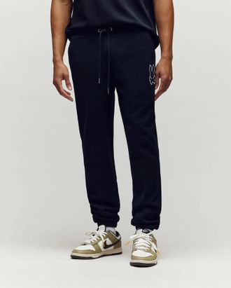 Psycho Bunny Mens Gage Patch Jogger 001 BLACK / XL