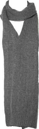 Ralph Lauren Ralph Lauren Grey kabelgebreide sjaal