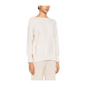 Marella Truien & Vesten, Dames, Beige, M, Wol, Ennio Sweater
