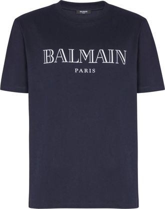 Balmain Hombre, Camisetas, Azul, Talla: S