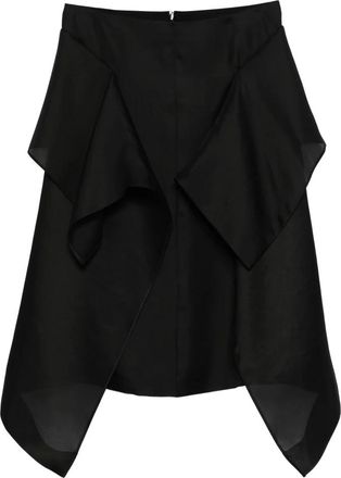 Khaite Midi Skirts - Dames - Midirokken - Zwart - XS - Rokken