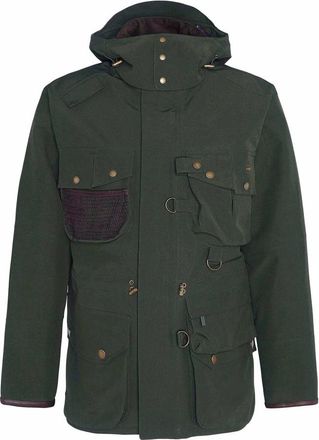 Barbour Dryfly Waterdichte Jas - Heren - Regenjassen - Groen - M - Katoen - Jassen