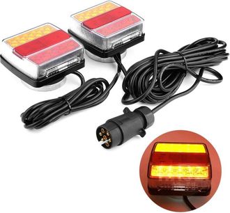 OEM Par De Luces De Seguridad Led Magn&eacute;ticas De 12 V Para Remolque, Cami&oacute;n, Coche, Etc